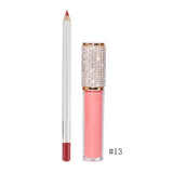 49 Colors Matte Long-lasting Non-fading Liquid Lipstick Lip Liner Set #1-#33
