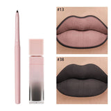 16 colors Matte Lip Kit Lipstick & Lip Liner