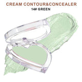 28-shade Heart-shaped Contour Cream/Concealer