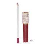 49 Colors Matte Long-lasting Non-fading Liquid Lipstick Lip Liner Set #1-#33