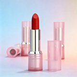 12 Color Pink Round Tube Long-lasting And Non Fading Matte Lipstick