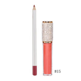 49 Colors Matte Long-lasting Non-fading Liquid Lipstick Lip Liner Set #1-#33