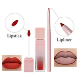16 colors Matte Lip Kit Lipstick & Lip Liner
