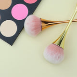 4 colors single large powder/blush brush