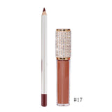 49 Colors Matte Long-lasting Non-fading Liquid Lipstick Lip Liner Set #1-#33