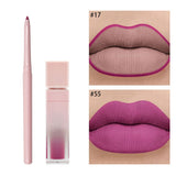 16 colors Matte Lip Kit Lipstick & Lip Liner