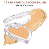 28-shade Heart-shaped Contour Cream/Concealer