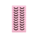 10 pairs of false eyelashes thick/curly/soft