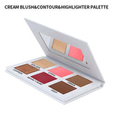 6-color Highlighter/Blush/Concealer/Cream Set