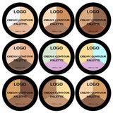 Long-lasting Waterproof Three-color Contouring Cream