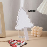 6 Color Christmas Tree-shaped Handheld Mirror
