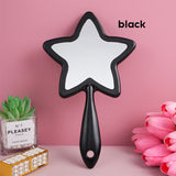 4 Color Star-shaped Handheld Mirror