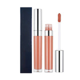 Feuchtigkeitsspendender Lipgloss in 20 Farben mit silberner Kappe und runder Tube