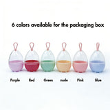 12-color Teardrop-shaped Makeup Sponge/Puff
