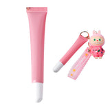 6 Colors Fruity Peptide Lipstick Labubu Keychain Charm