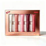 6 Pcs Tube Moisturizing Lip Gloss & Lip Balm Set