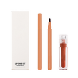 8 Colors Lip Liner & Glossy Lip Gloss Set, Hydrating Shiny Lip Makeup Kit