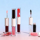 4-color 2-in-1 Peel-off Lip Gloss & Clear Lip Oil