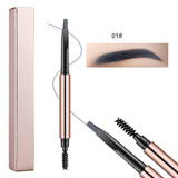 8 Color Waterproof And Sweat Proof Double Headed Eyebrow Pencil