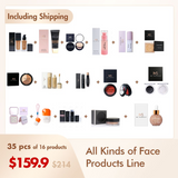 【Free Shipping】Sample Set of 34Pcs A set of all Kinds of Face Products Line