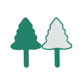 6 Color Christmas Tree-shaped Handheld Mirror