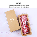 Large Foldable Empty Gift Box Elegant Drawer Gift Packaging Kraft Box OEM