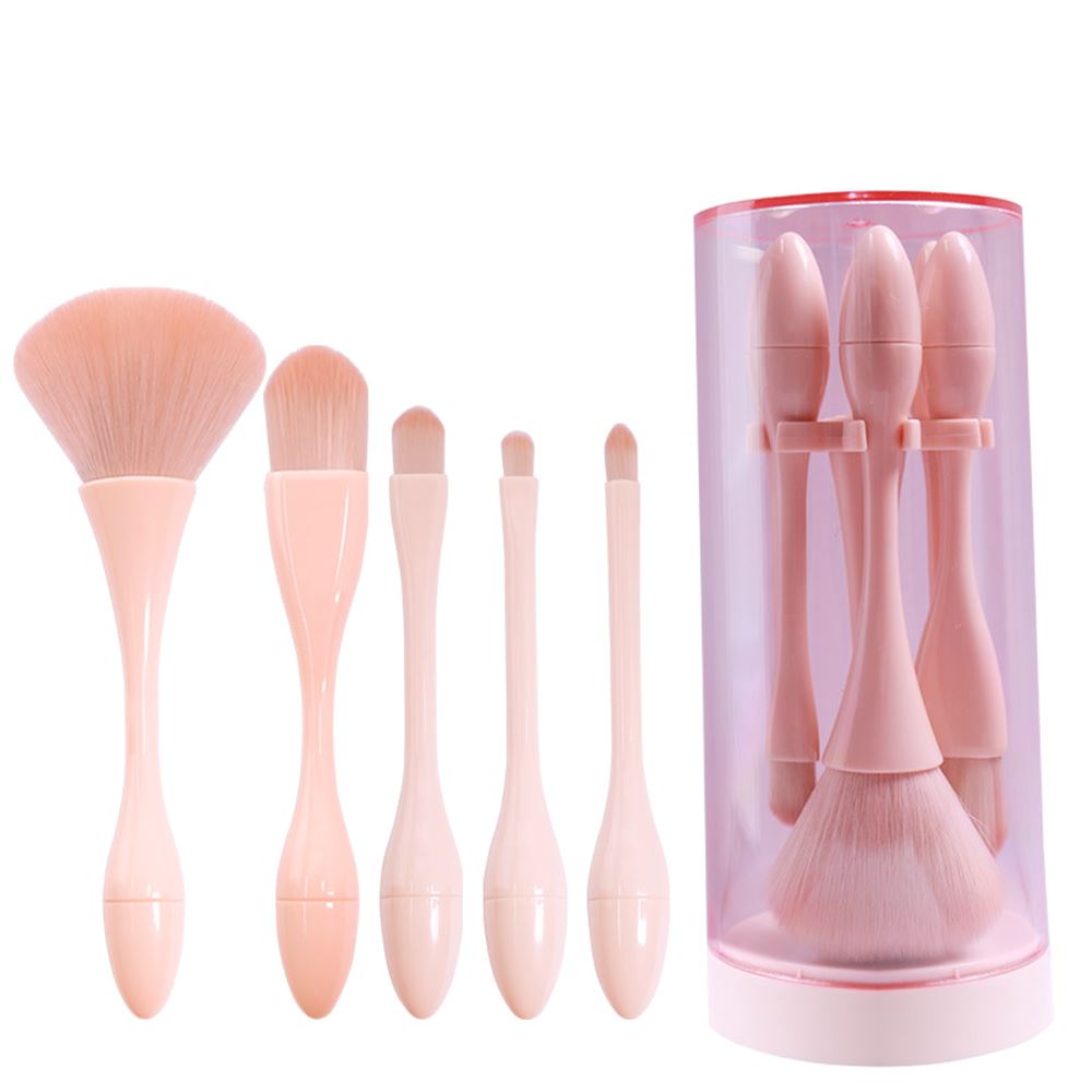 Small waist set of portable makeup brushes (5 pieces/bucket)