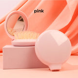 2-in-1 Folding Airbag Comb And Mirror