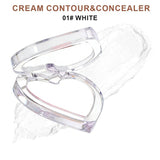 28-shade Heart-shaped Contour Cream/Concealer