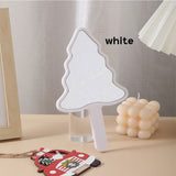 6 Color Christmas Tree-shaped Handheld Mirror