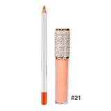 49 Colors Matte Long-lasting Non-fading Liquid Lipstick Lip Liner Set #1-#33