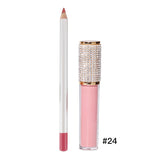 49 Colors Matte Long-lasting Non-fading Liquid Lipstick Lip Liner Set #1-#33