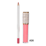 49 Colors Matte Long-lasting Non-fading Liquid Lipstick Lip Liner Set #1-#33