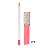 49 Colors Matte Long-lasting Non-fading Liquid Lipstick Lip Liner Set #1-#33
