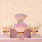 4 Color Extra-large Nail Powder Brush/Blush Brush