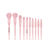 4 Styles, 10-Piece Makeup Brush Set