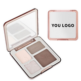 2 Styles Quad Makeup Palette, Highlighter Contour Brightening Concealer