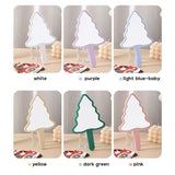 6 Color Christmas Tree-shaped Handheld Mirror