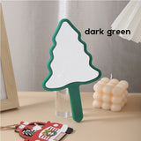 6 Color Christmas Tree-shaped Handheld Mirror
