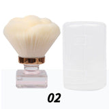 4 Color Extra-large Nail Powder Brush/Blush Brush