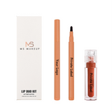 8 Colors Lip Liner & Glossy Lip Gloss Set, Hydrating Shiny Lip Makeup Kit