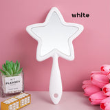 4 Color Star-shaped Handheld Mirror