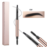 8 Color Waterproof And Sweat Proof Double Headed Eyebrow Pencil