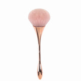 4 colors single large powder/blush brush