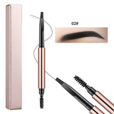 8 Color Waterproof And Sweat Proof Double Headed Eyebrow Pencil