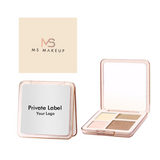 2 Styles Quad Makeup Palette, Highlighter Contour Brightening Concealer