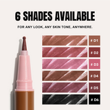 6 Color Matte Durable Liquid Lipliner