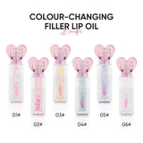 6 Colors Temperature-changing Lip Oil With Glitter