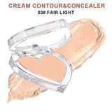 28-shade Heart-shaped Contour Cream/Concealer