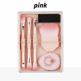 3 Color 8-in-1 Makeup Brush Set